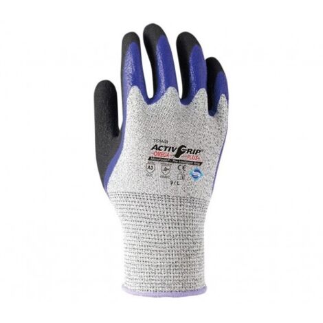 AG541/9 GUANTE HDPE MEZCLADO FIBRA DE VIDRIO Y DOBLE RECUBRIMIENTO PALMA Y DEDOS DE NITRILO-JUBA
