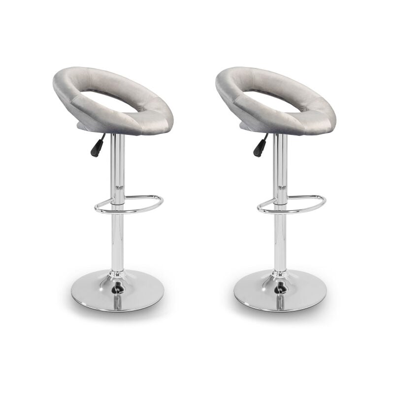 Aga 2x Tabouret de bar MR2043 Gris