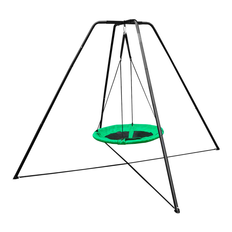 Aga24 - Aga Balancelle suspendue ronde 100 cm avec cadre