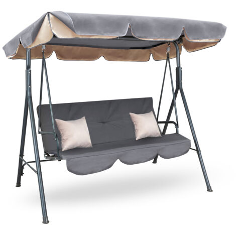 Aga Balançoire de jardin Majka Gris foncé