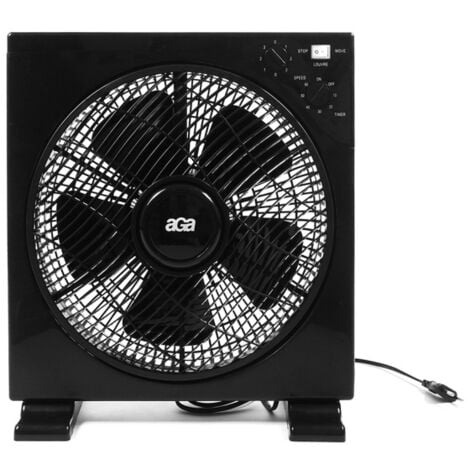 AGA24 Aga Bodenventilator 30 cm Schwarz