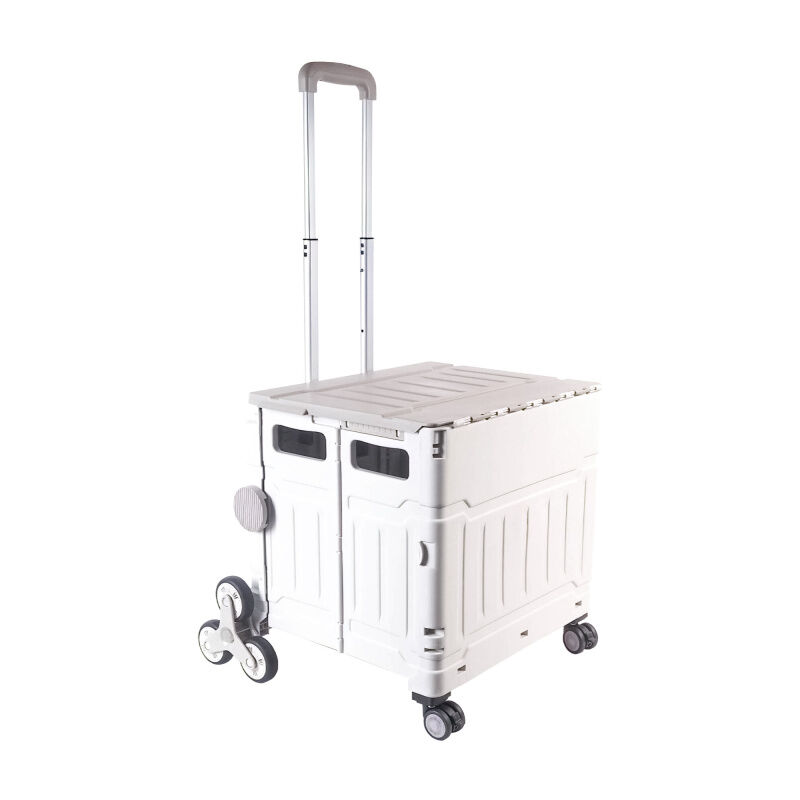 Aga24 - Aga Boîte pliante à roulettes Blanche