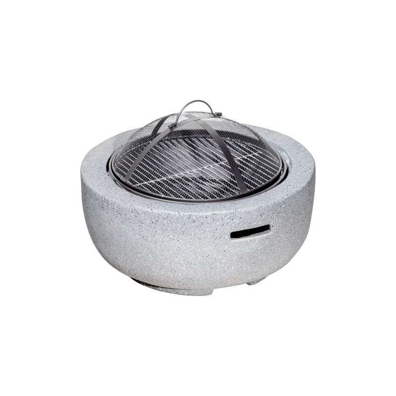 Aga24 - Aga Brasero portable avec couvercle 43x43x38,5 cm