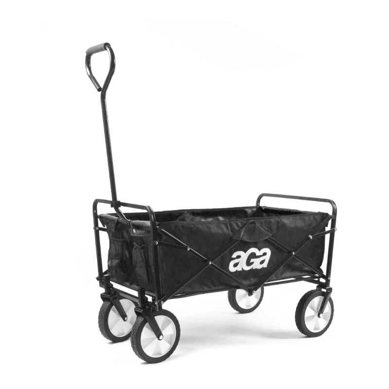 Aga Chariot de transport pliable MR4610 Noir