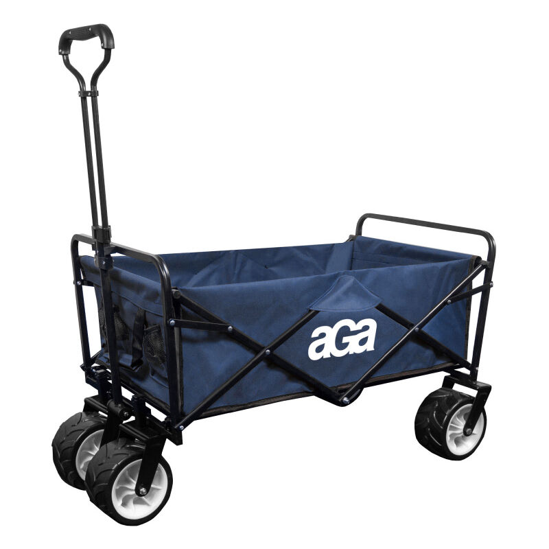 Aga24 - Aga Chariot de transport pliable MR4611 Bleu foncé