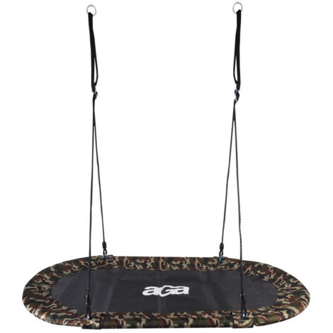 Aga Columpio Colgante Ovalado 150x79 cm Camuflaje