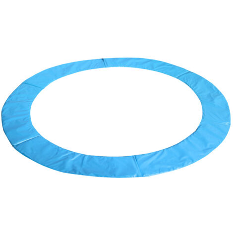 Aga Couvre-ressorts ovale pour les trampolines EXCLUSIVE 366 cm Bleu clair, coussin de protection