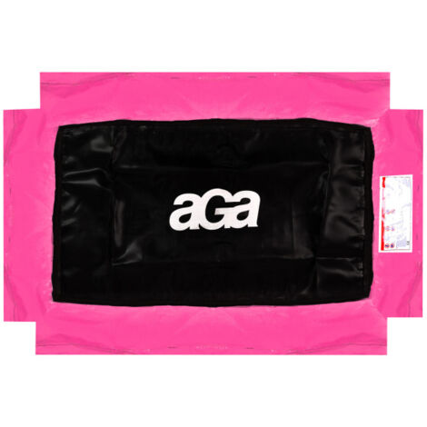 Aga Cubierta de muelles para trampolín rectangular 122x183 cm Rosa