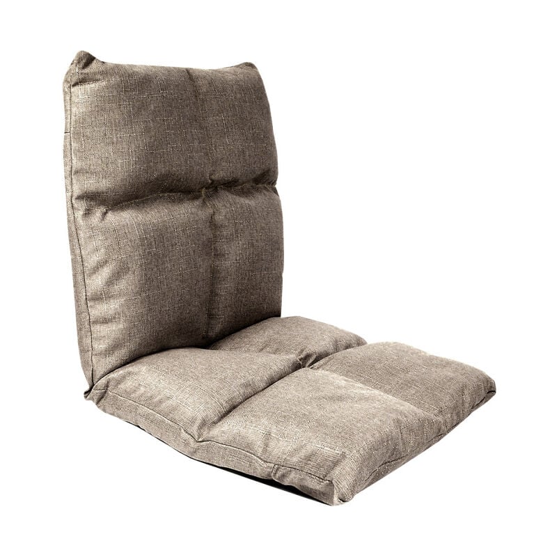 Aga Fauteuil de sol inclinable 52x55x55 cm Marron