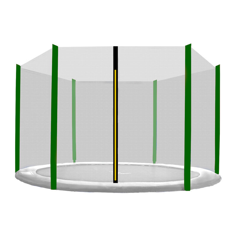 Aga24 - Aga Filet de protection 305 cm pour 6 poteaux Filet noir / Vert foncé