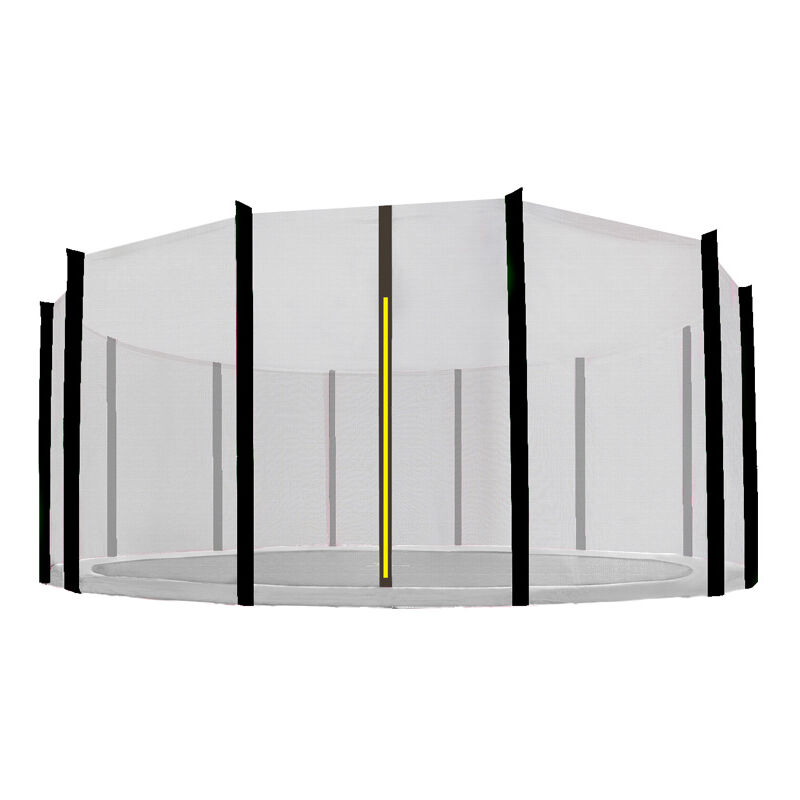 Aga24 - Aga Filet de protection 518 cm pour 12 poteaux Filet noir / Noir