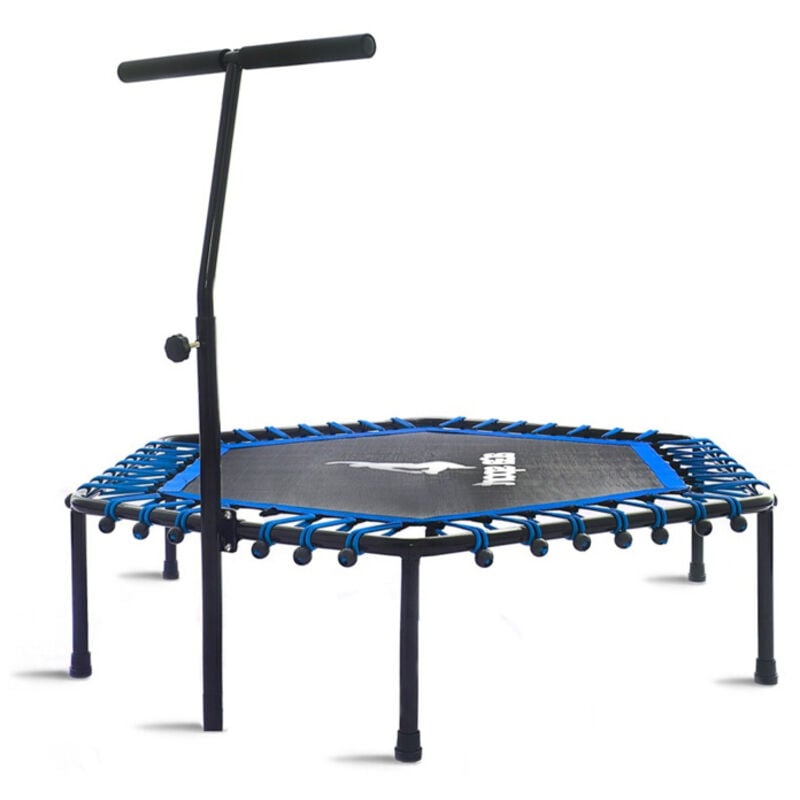 Aga fitness Trampoline 130 cm Bleu + barre