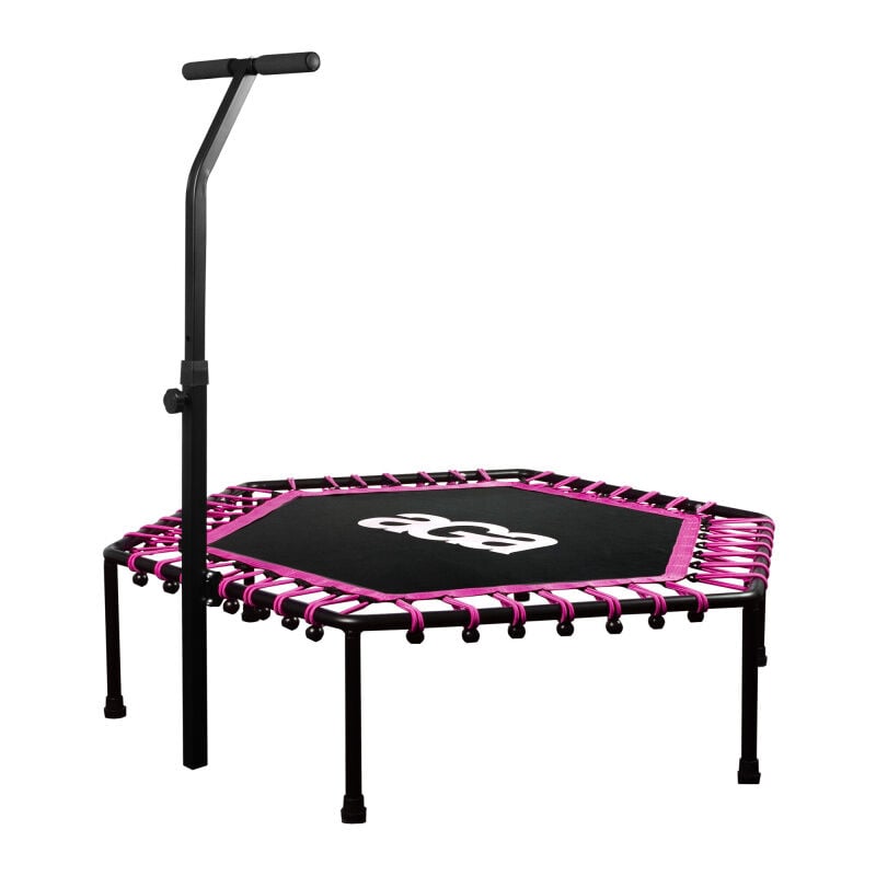 Aga fitness Trampoline 130 cm Rose + barre