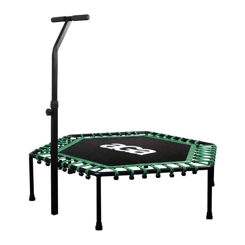 Aga fitness Trampoline 130 cm Verte + barre