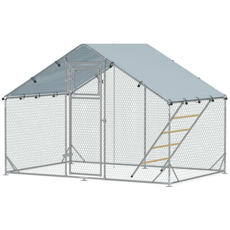 Aga Gehege mit Plane für Hühner 3x2x1,95 m