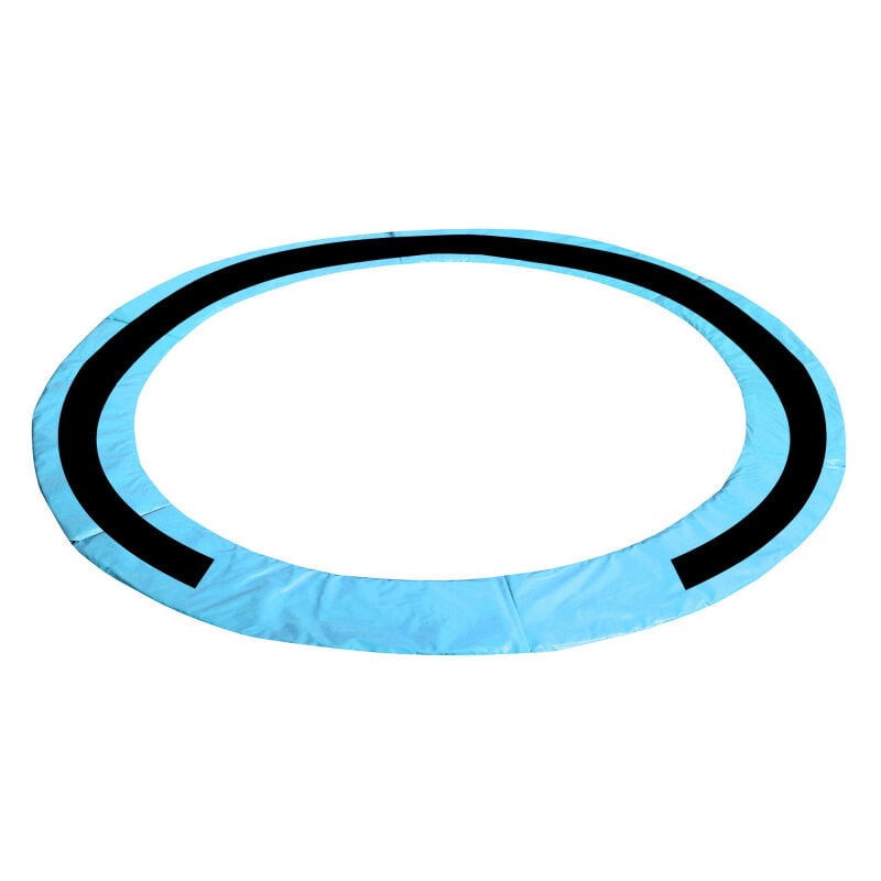 Aga Housse de protection pour ressorts de trampoline exclusive 430 cm Bleu clair/Noir