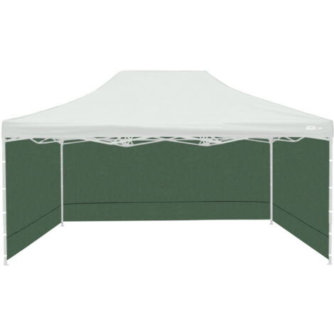 Aga Laterales para puesto de venta 3x4,5m Verde