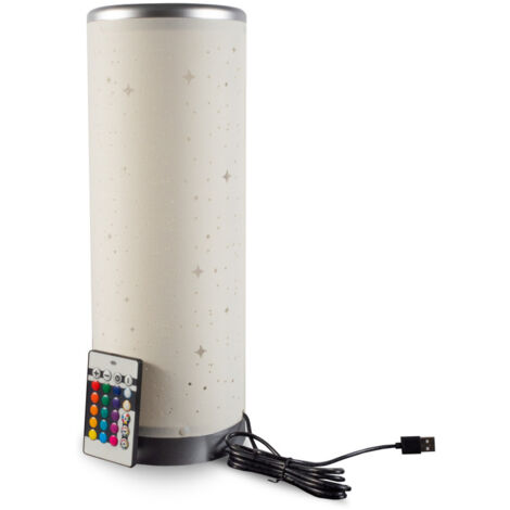 Aga LED RGBW Lámpara de mesa con cielo estrellado