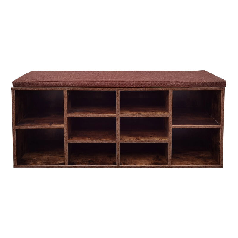 Aga Meuble à chaussures en bois avec coussin MR2018