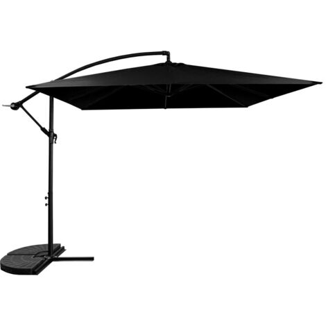 Aga Parasol de jardin MR2048 250 cm Noir