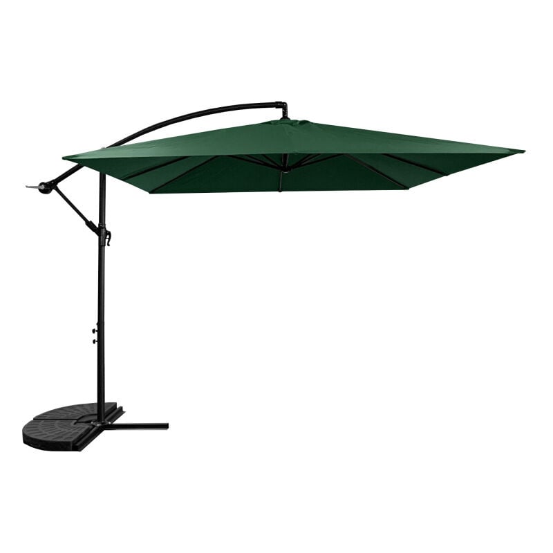 Aga Parasol de jardin MR2048 250 cm Vert foncé