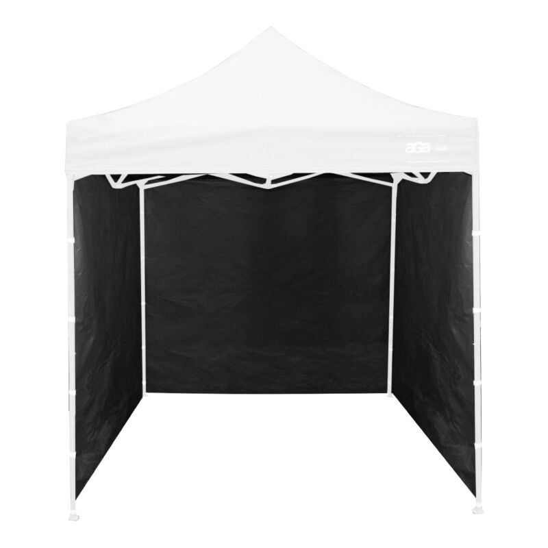 Aga Paroi latérale pour stand de vente 2x2m Noir