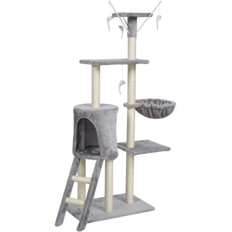 Aga Rascador para gatos 55x34x139 cm Gris