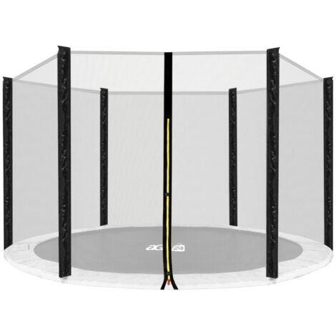 Aga Red de protección 150 cm para 6 postes Red negra / Negra