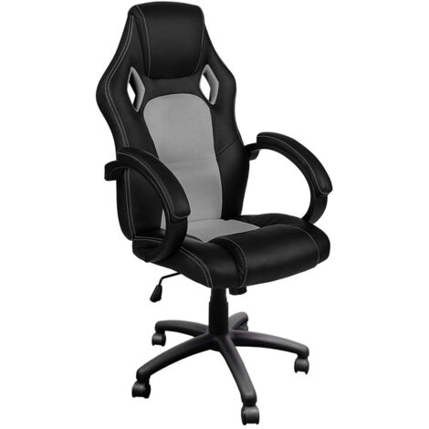 Aga Silla de Juego Racing MR2070 Negro - Gris