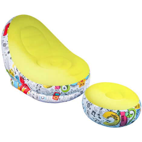 Aga Sillón Inflable con Reposapiés DS2507