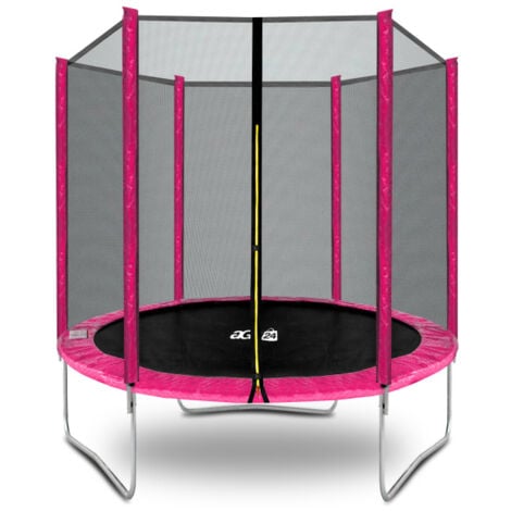 AGA24 Aga SPORT TOP Trampoline 180 cm Rose + filet de protection