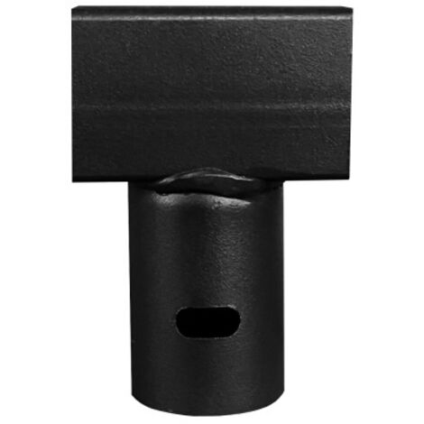 Aga T-conector 38 mm Negro