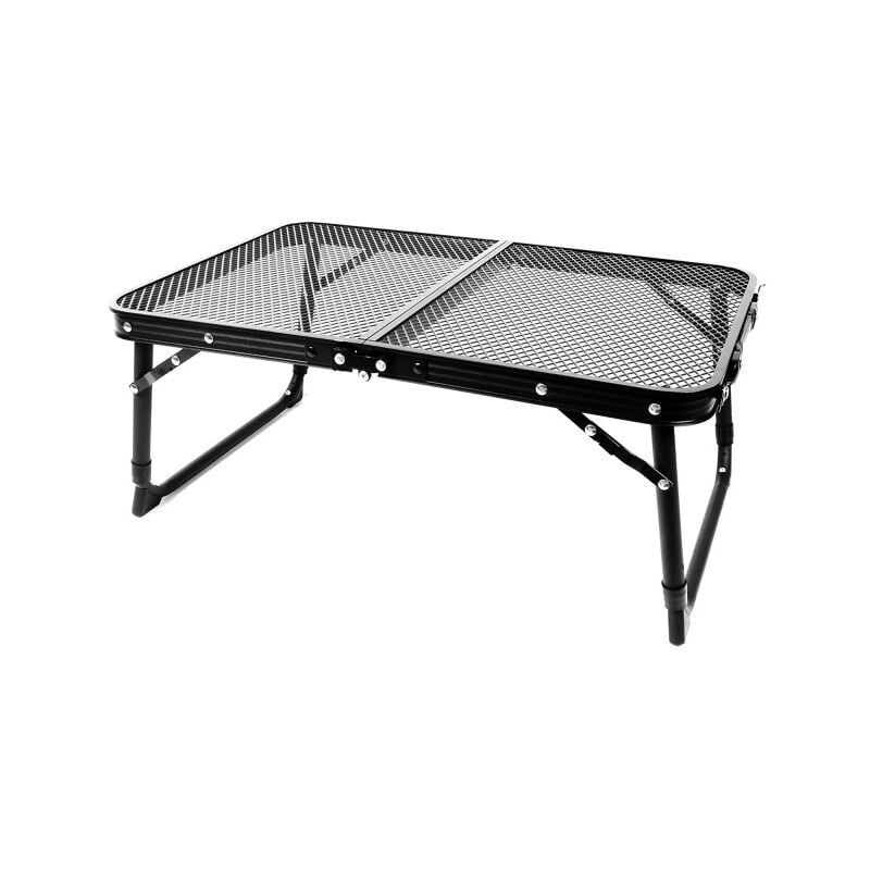 Aga Table de camping pliant 60x40x25/33 cm Noir