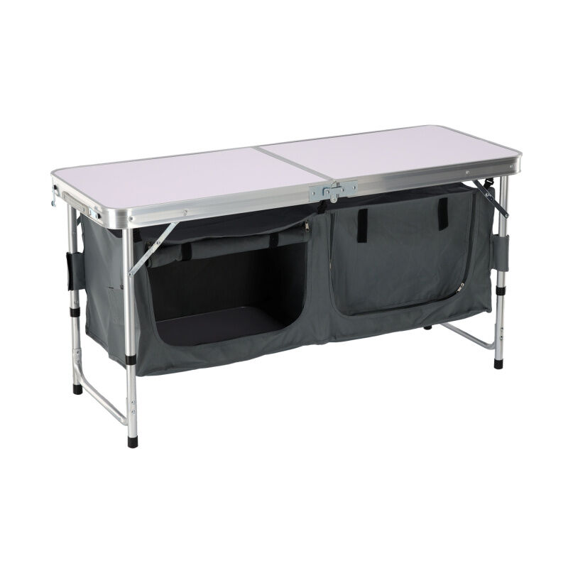 Aga Table de camping pliant avec organisateur DSC7114