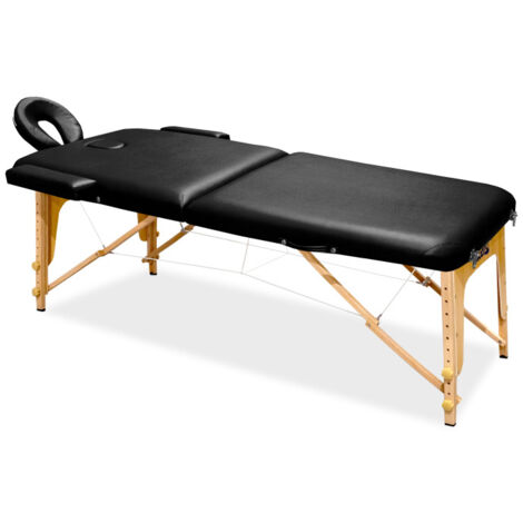 Aga Table de massage en bois MR5150 Noir