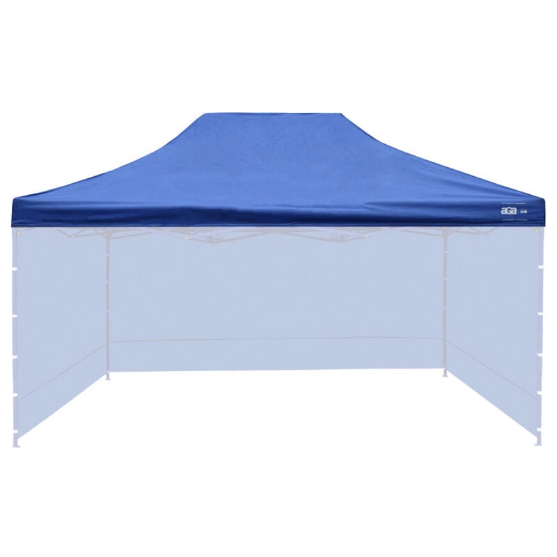 Aga Toit pour stand de vente 3x4,5m Bleu