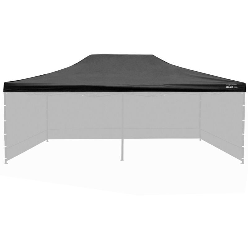 Aga24 - Aga Toit pour stand de vente 3x6m Noir