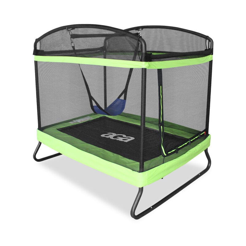 Aga Trampoline rectangulaire 122x183 cm Vert clair