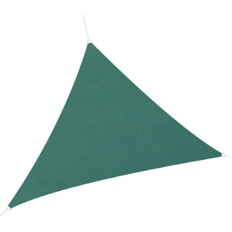 Aga Vela de Sombra 3x3x3 m Verde Oscuro