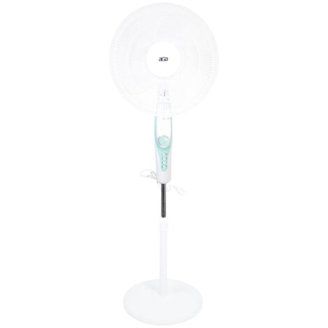 Aga24 – Ventilateur sur pied 43 cm MR8110 – Puissance 50 W – Hauteur réglable 90-150 cm – Niveau sonore 57 dB(A) – Oscillation 90°