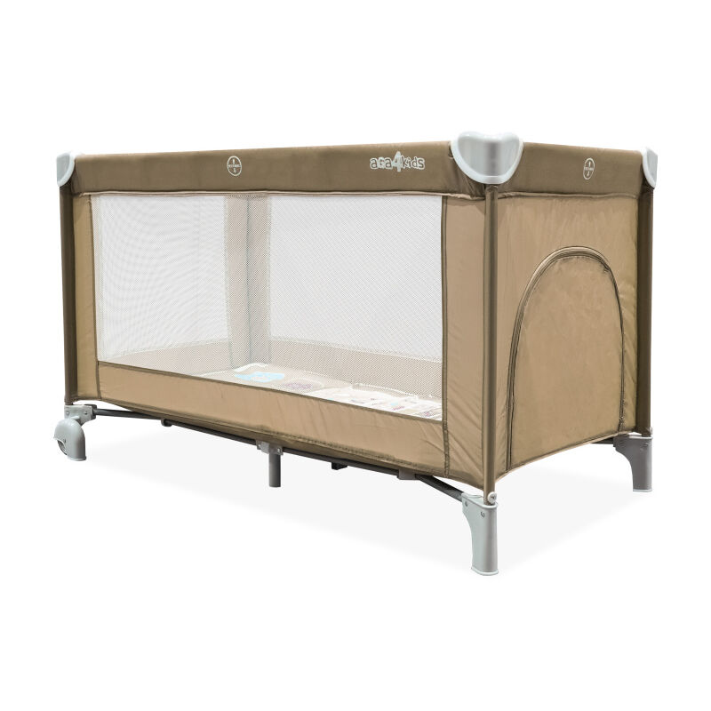 Aga4Kids Lit de voyage MR6669 Marron clair