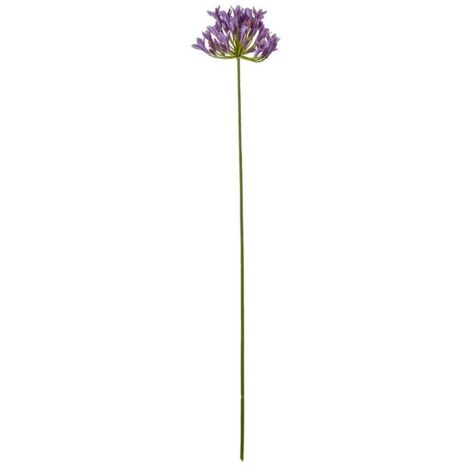 Agapanthus Spray (Single Stem Flower) - Plastic - L15 x W15 x H75 cm - Lilac