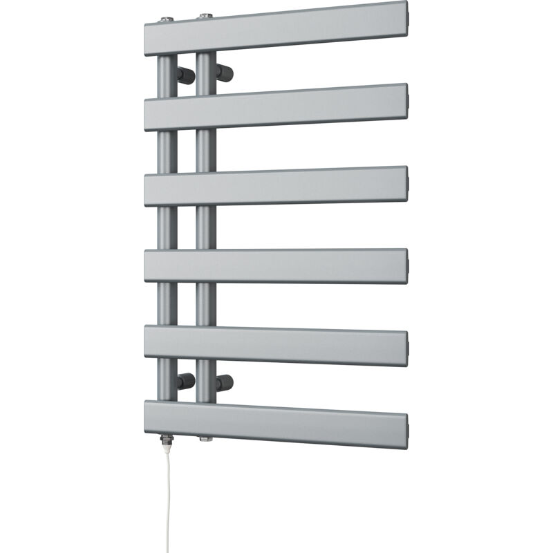 Image of Agar - Silver Electric Towel Rail&hellip;