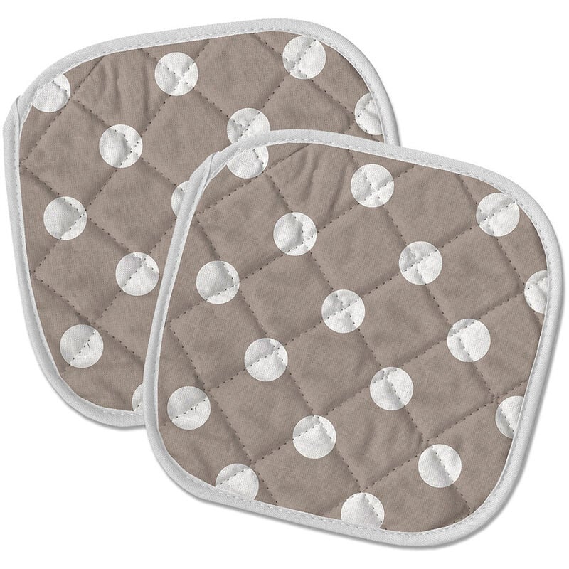 

INOFIX Agarradores cocina acolchados topos 20x20cm. inofix