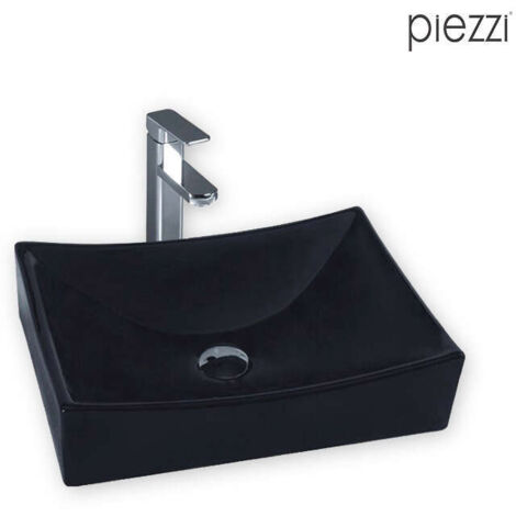 AGATA - Vasque rectangulaire à poser - Céramique - Design moderne et élégant