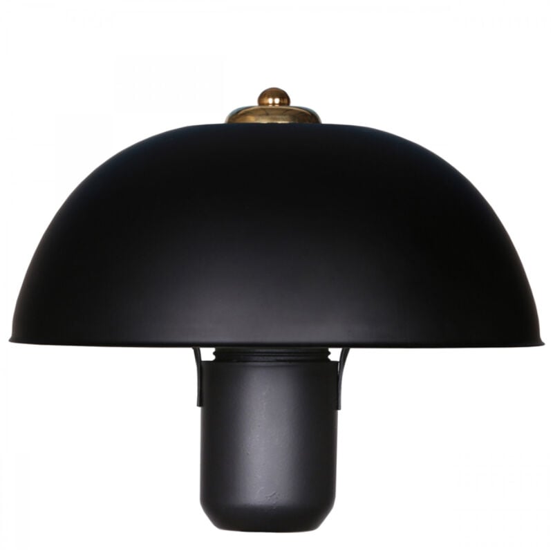 Concept-usine - agatha - Lampe de table champignon noir 49cm