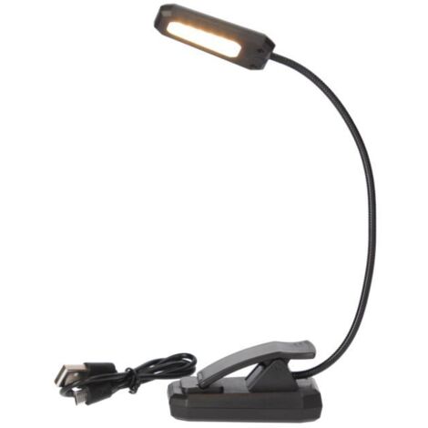 AGB 201800004 Einstellbare LED-Leselampe und Klemme