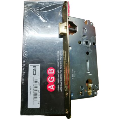 AGB -  SERRATURA FORO YALE D85 IN OTTONEENTRATA 50 (C24)