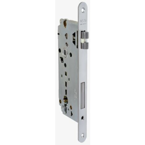 AGB - SERRATURA PATENT SICUREZZA (C17) CON  BORDI TONDI E50 - IN ACCIAIO