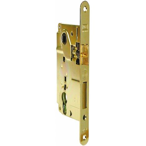 AGB Serratura per serramenti in legno - Entrata 50 mm / Frontale 22 mm / Interasse 85 mm
